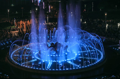 荷花噴泉 藝術與自然的交融之美